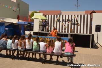 Espectáculo de aves exóticas de Paco Pluma en El Caracol (Foto Francisco Javier Santana)